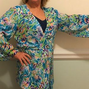Lily Pulitzer silk wrap